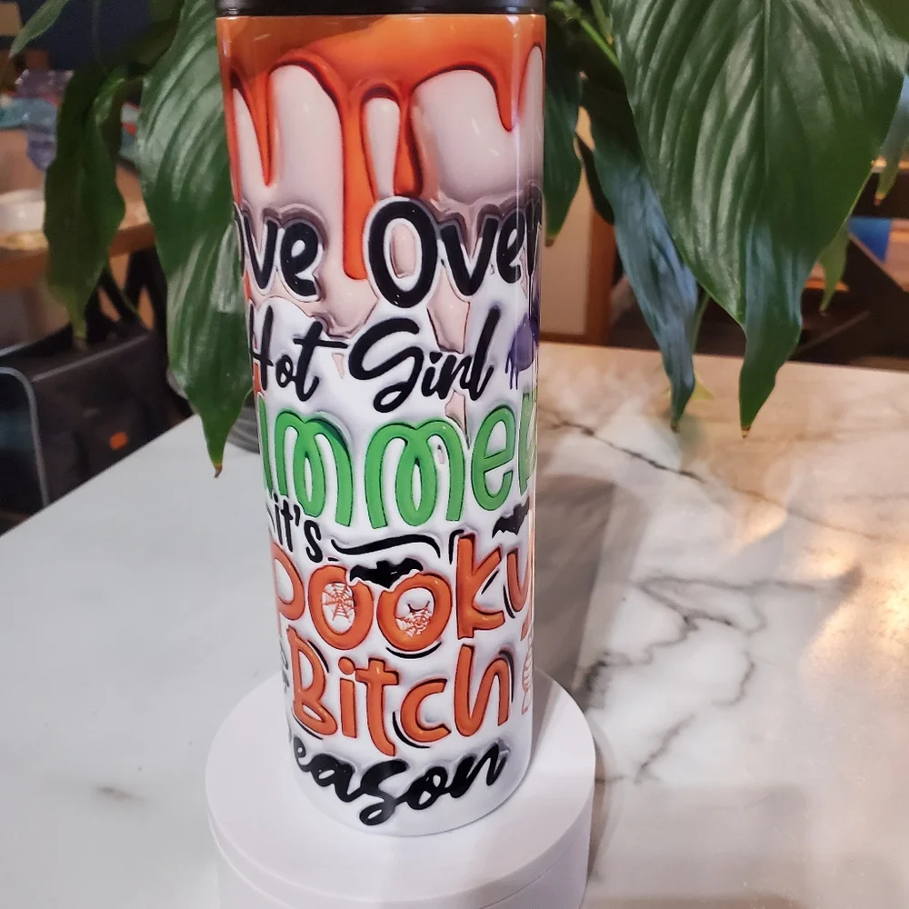 it's Spooky B**** Season 20oz Tumbler with duo lids 🎉sale